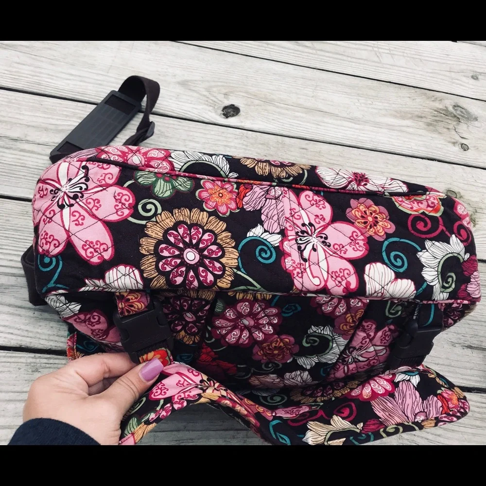 ✏️BACK2SCHOOL✏️ Laptop Messenger Mod Floral Pink